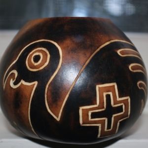 Calchqui Tribal Art on Gourd